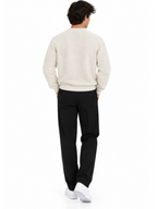 Maglia Seinse Panna lavorata MI3410 OFF WHITE SEINSE 