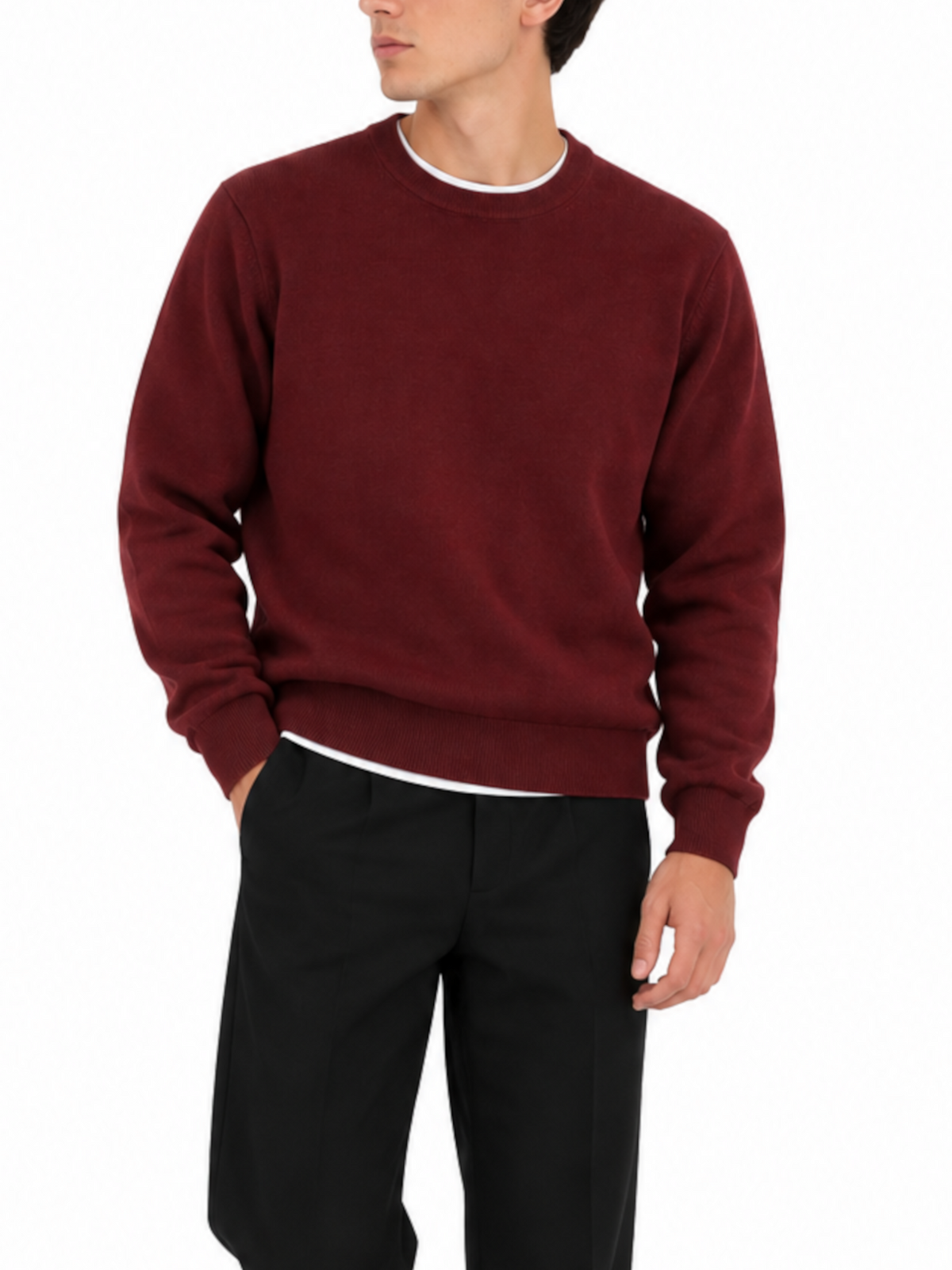 Maglia Seinse Melanzana in lana merino MI3482 MELANZANA SEINSE 