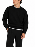 Maglia Seinse Nero in lana merino MI3482 NERO SEINSE 