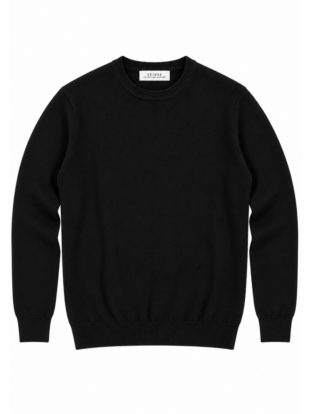 Maglia Seinse Nero in lana merino MI3482 NERO SEINSE 
