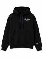 Felpa Superculture Nero St Moritz cappuccio  laccio trakking A3007 NERO SUPERCULTURE 