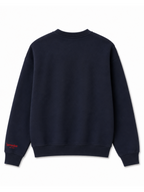 Felpa Superculture Blu  girocollo ricamo Chalet A3029 BLU SUPERCULTURE 