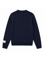 Maglia Superculture Blu Orsacchiotto girocollo AK7043 BLU SUPERCULTURE 