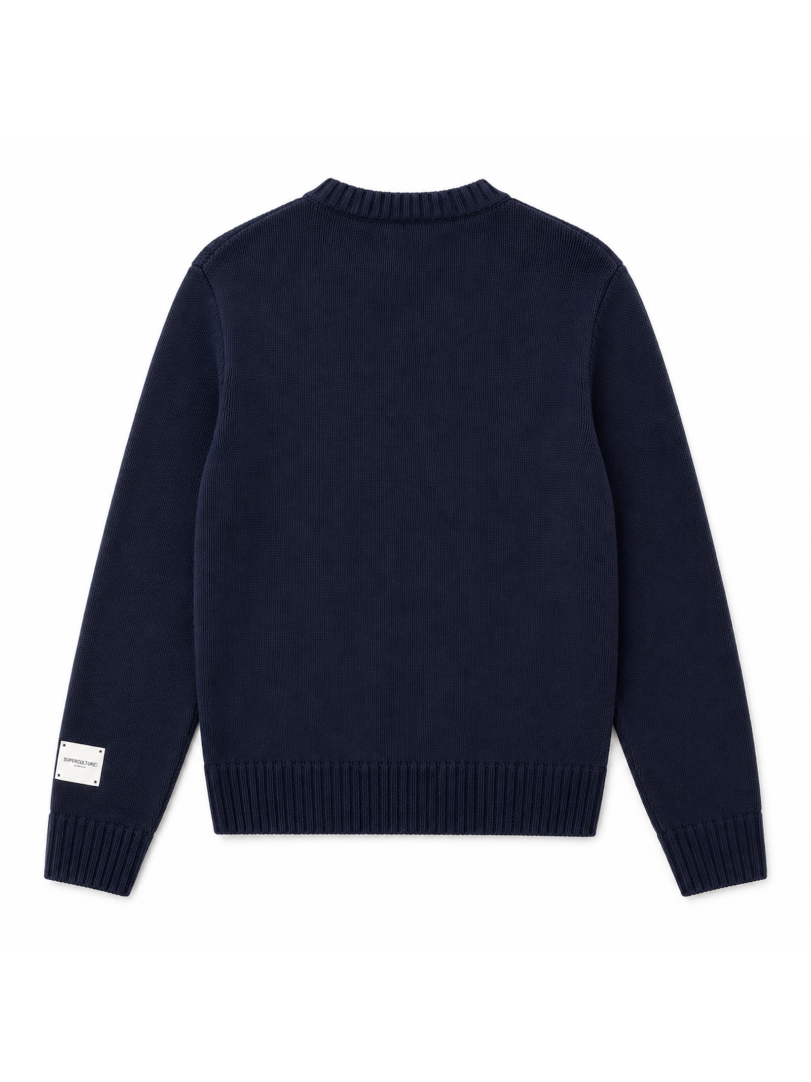Maglia Superculture Blu Orsacchiotto girocollo AK7043 BLU SUPERCULTURE 