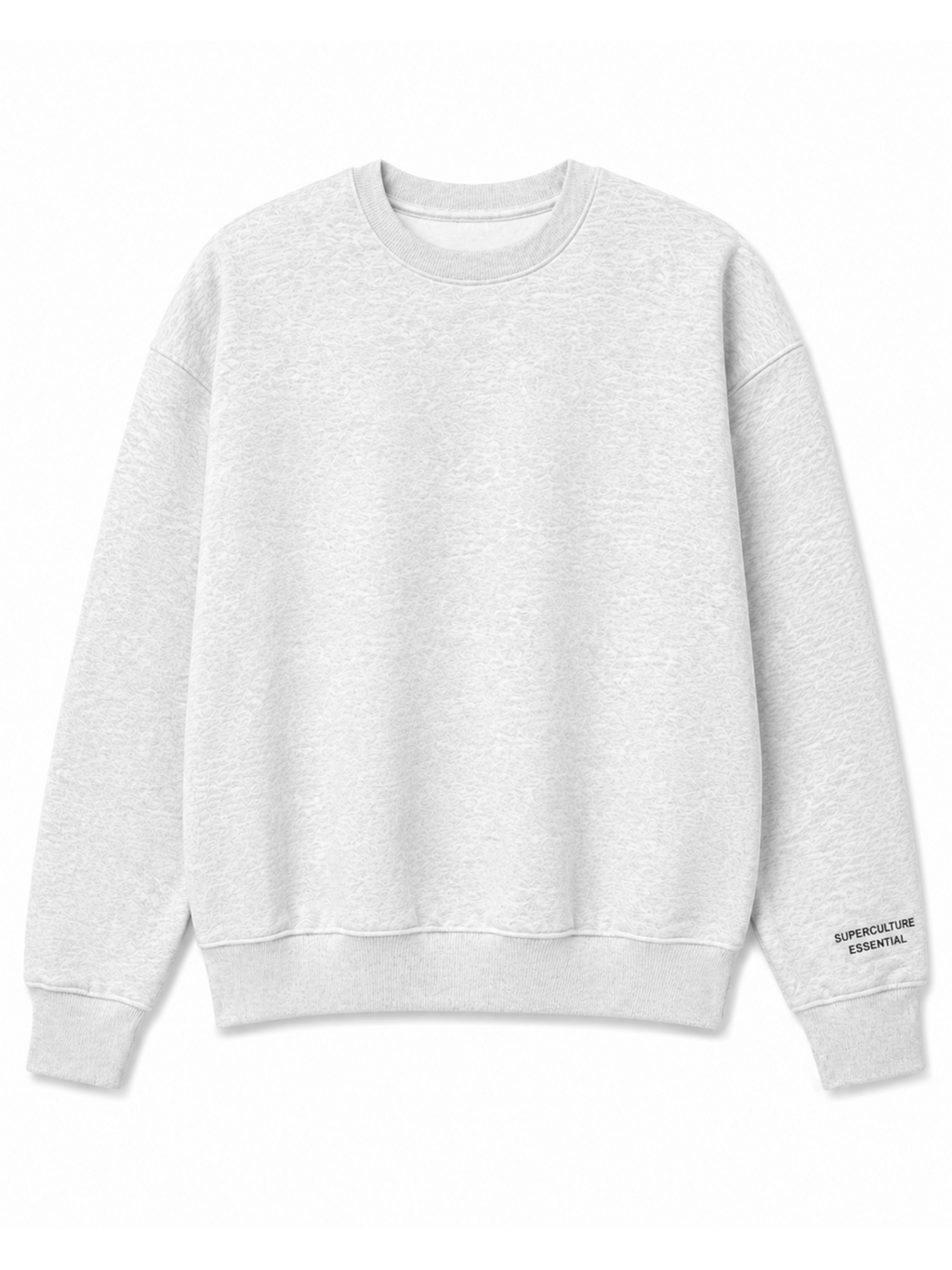 Felpa Superculture Grigio Over girocollo BLAKE GRIGIO SUPERCULTURE 