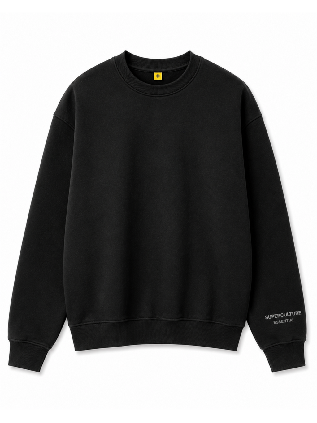 Felpa Superculture Nero Over girocollo BLAKE NERO SUPERCULTURE 