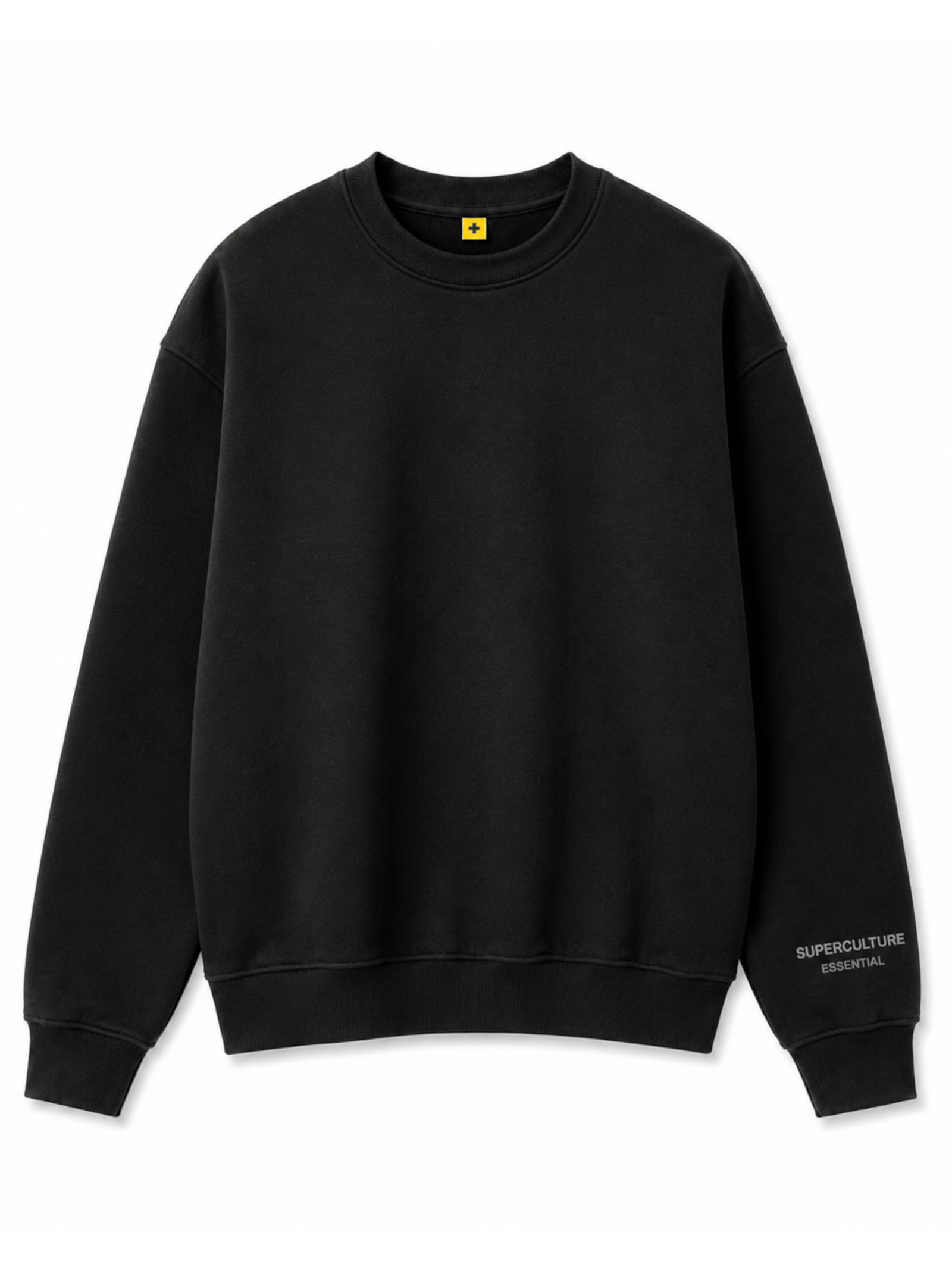 Felpa Superculture Nero Over girocollo BLAKE NERO SUPERCULTURE 