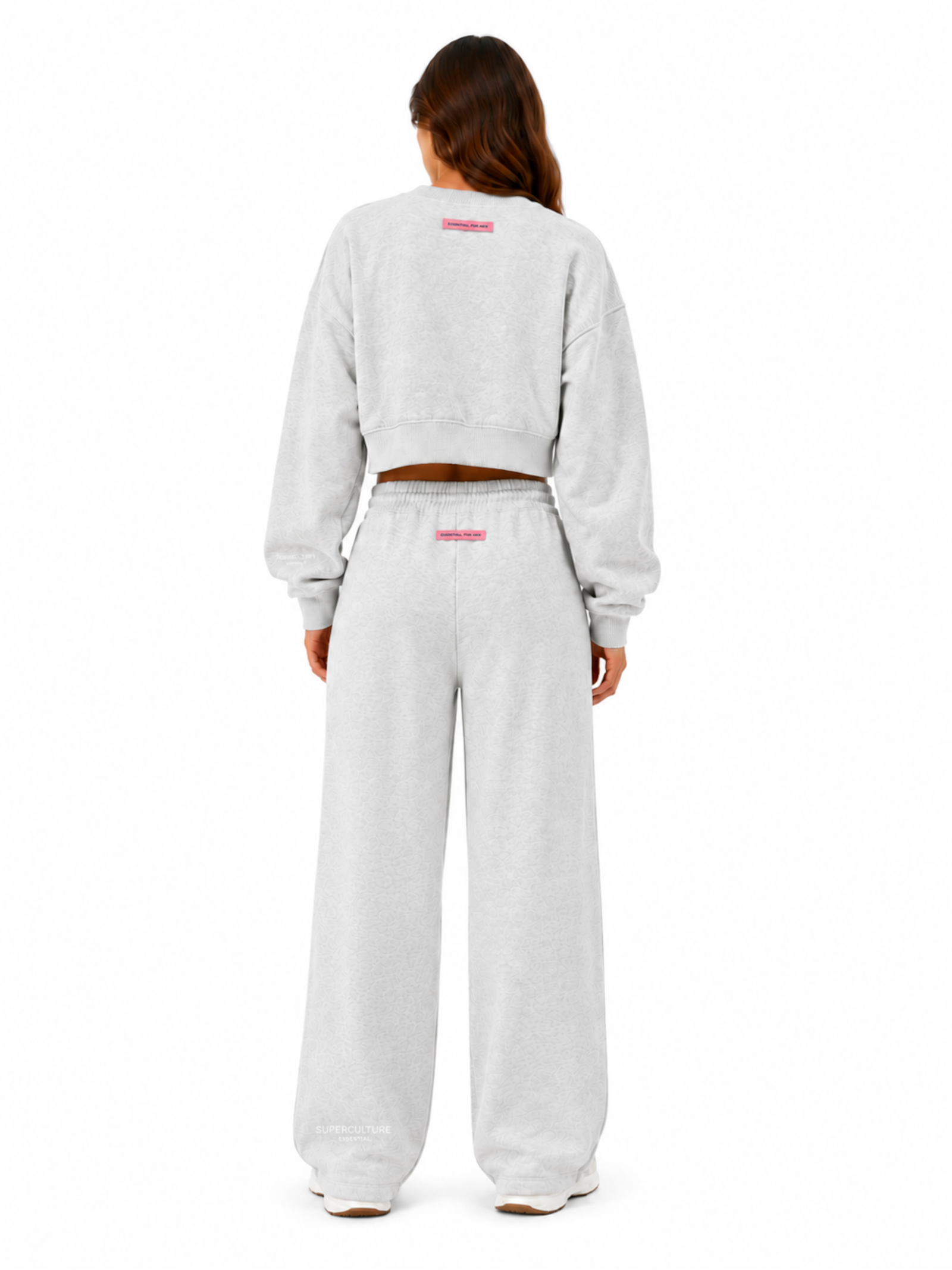 Pantalone Superculture Grigio in felpa over DEMI GRIGIO SUPERCULTURE 