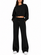 Pantalone Superculture Nero in felpa over DEMI NERO SUPERCULTURE 