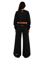 Pantalone Superculture Nero in felpa over DEMI NERO SUPERCULTURE 
