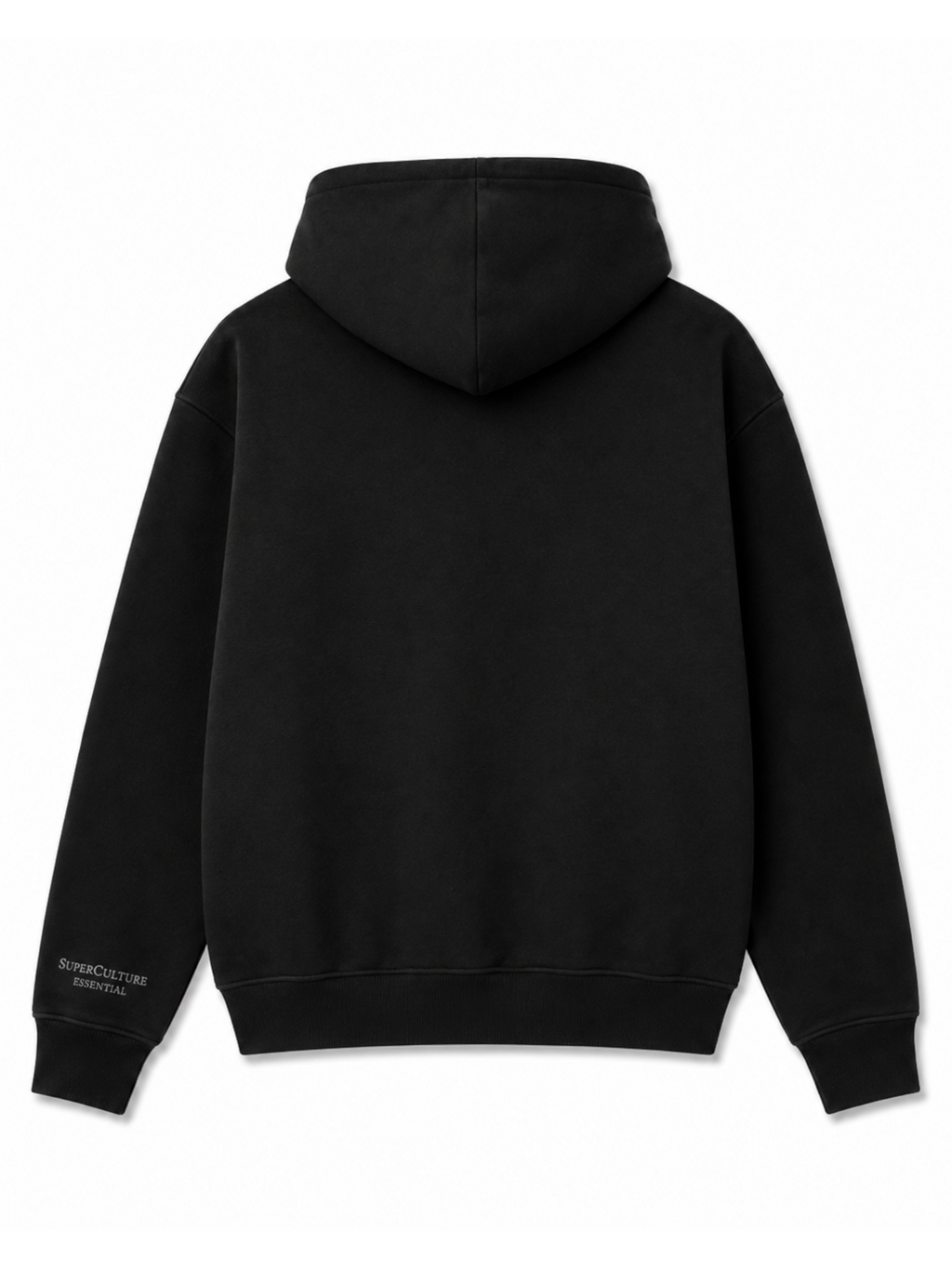 Felpa Superculture Nero Boxy fit con cappuccio DENNIS NERO SUPERCULTURE 