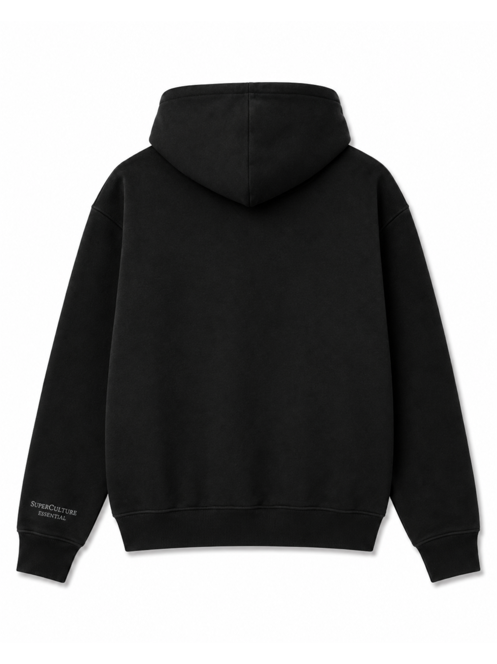 Felpa Superculture Nero Boxy fit con cappuccio DENNIS NERO SUPERCULTURE 