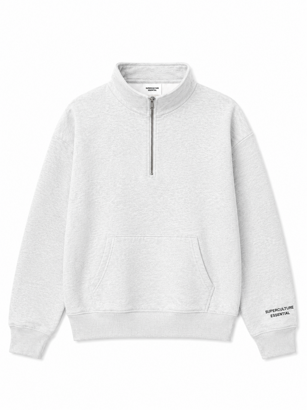 Felpa Superculture Grigio mezza zip FOLK GRIGIO SUPERCULTURE 