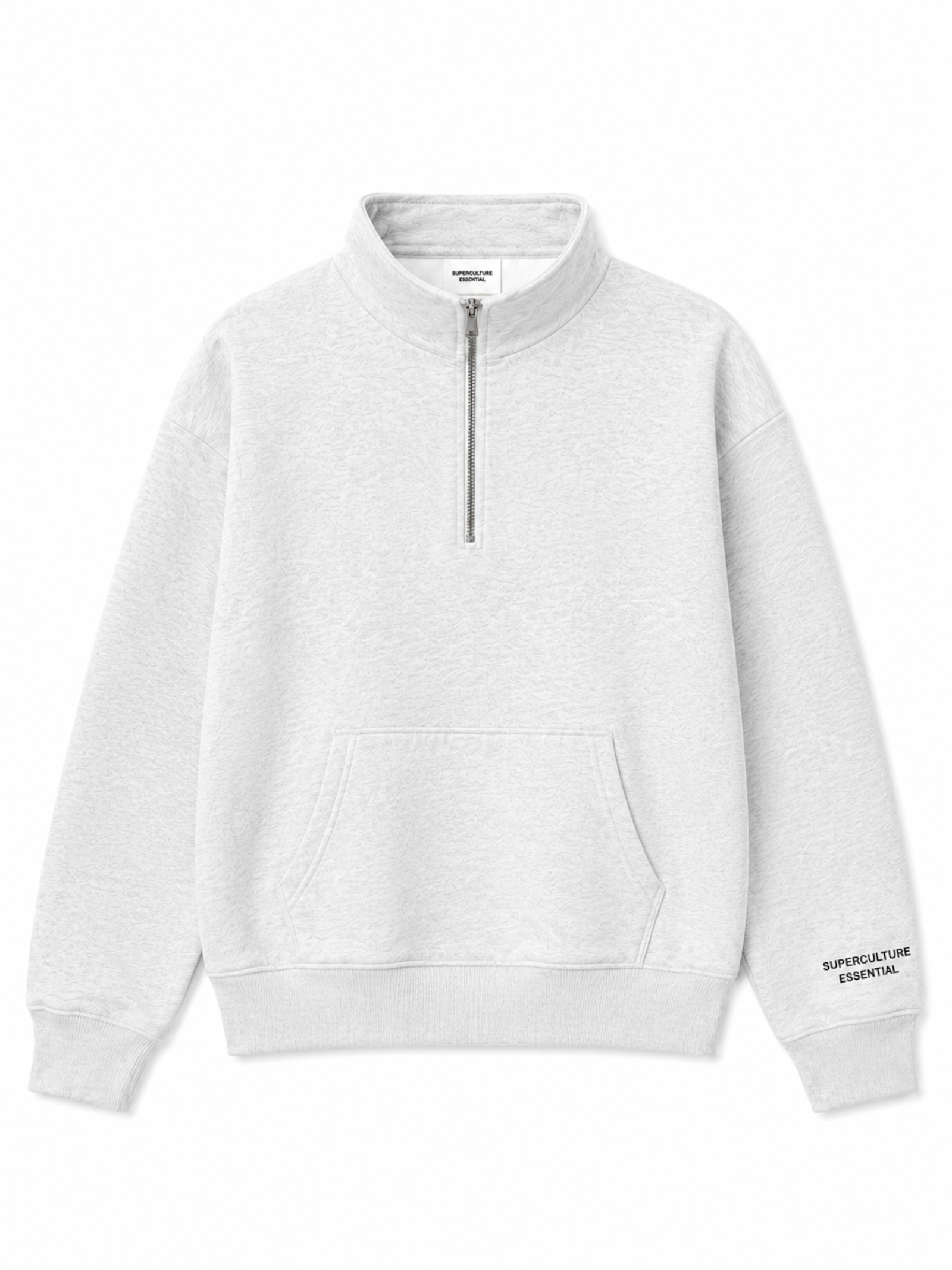 Felpa Superculture Grigio mezza zip FOLK GRIGIO SUPERCULTURE 