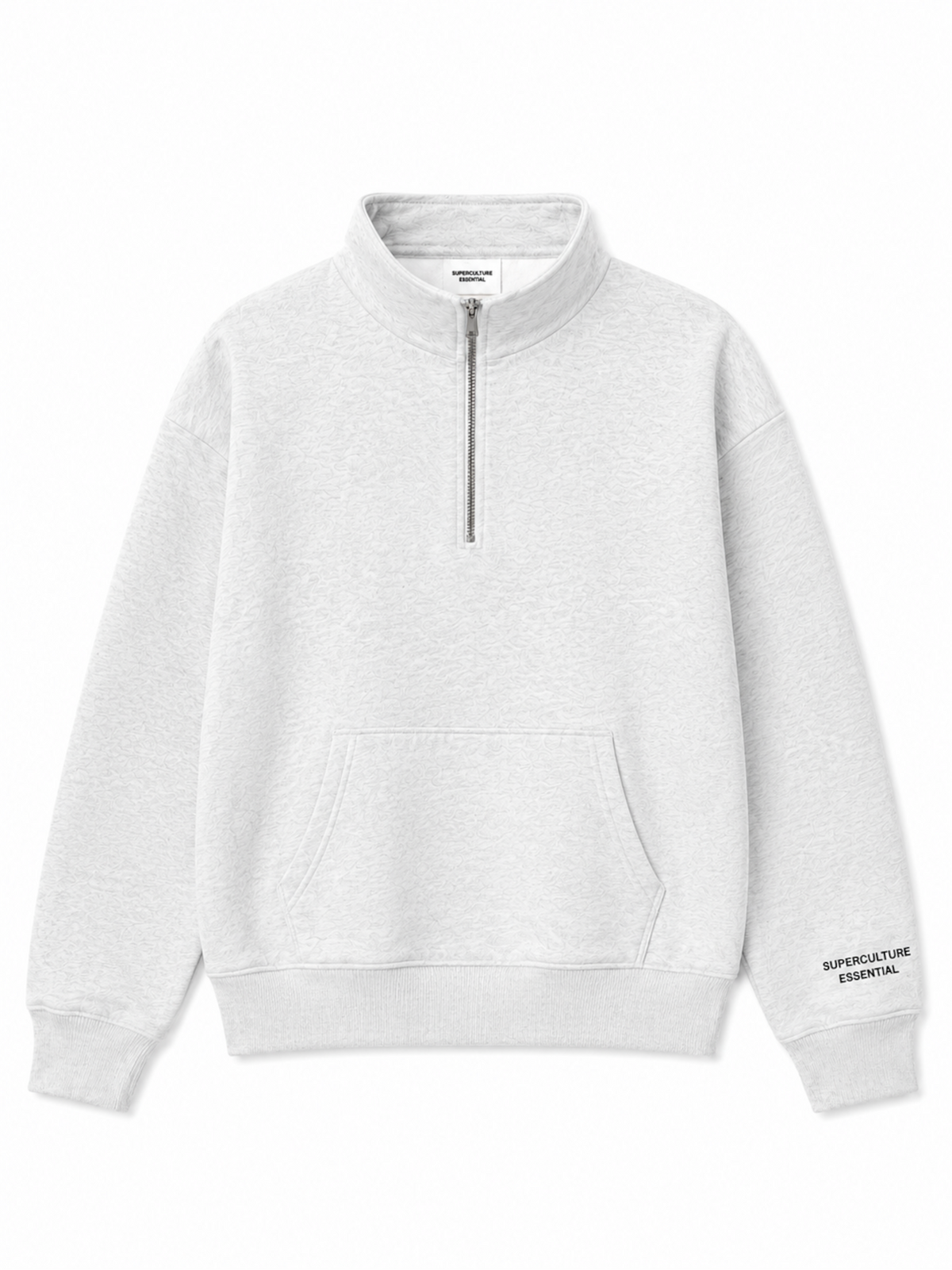 Felpa Superculture Grigio mezza zip FOLK GRIGIO SUPERCULTURE 