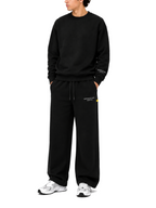 Pantalone Superculture Nero James largo in felpa JAMES NERO SUPERCULTURE 