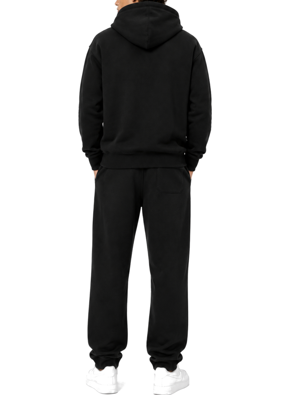 Pantalone Superculture Nero James largo in felpa JAMES NERO SUPERCULTURE 