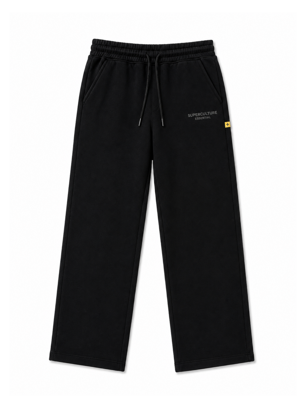Pantalone Superculture Nero James largo in felpa JAMES NERO SUPERCULTURE 