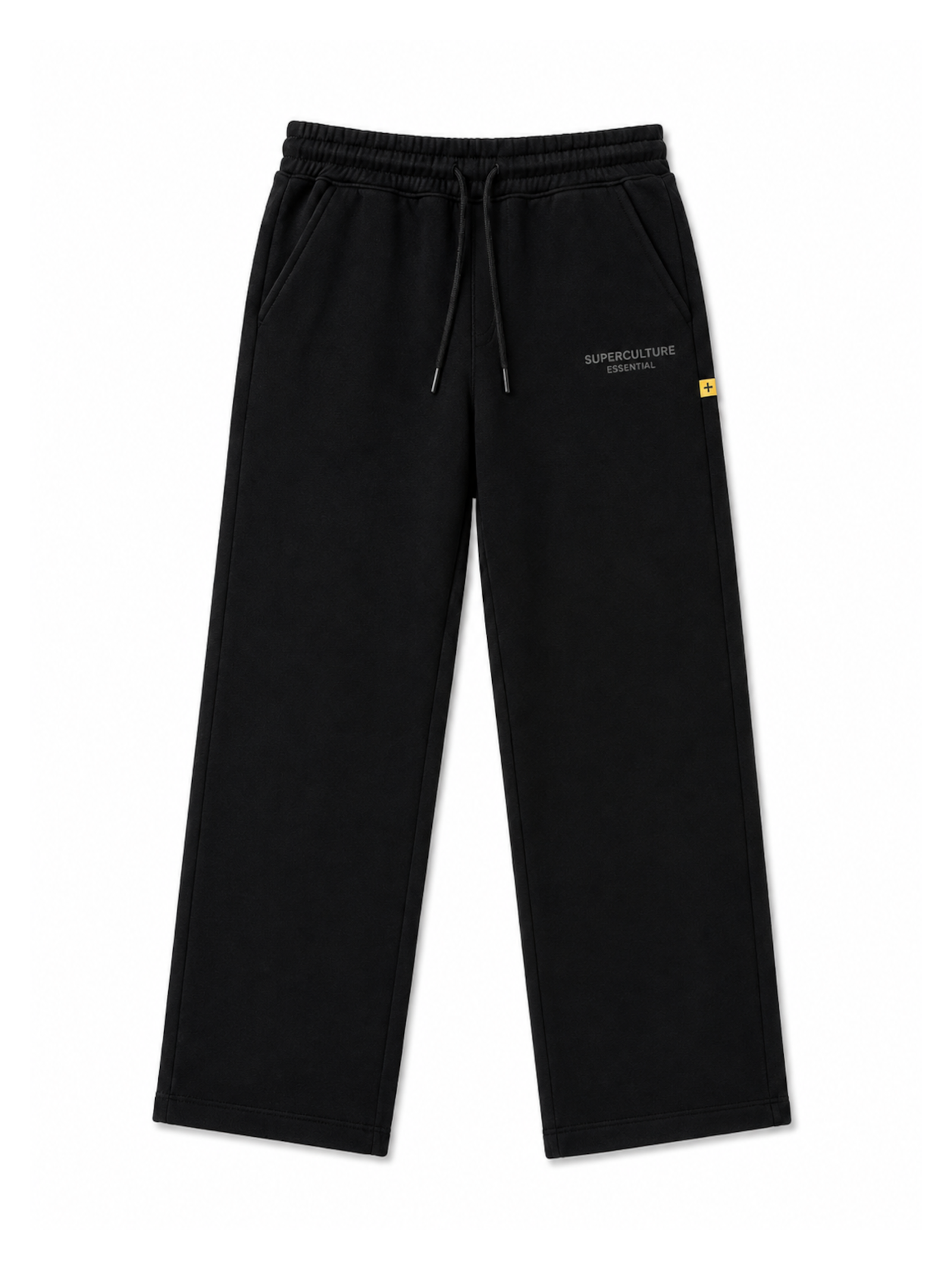 Pantalone Superculture Nero James largo in felpa JAMES NERO SUPERCULTURE 