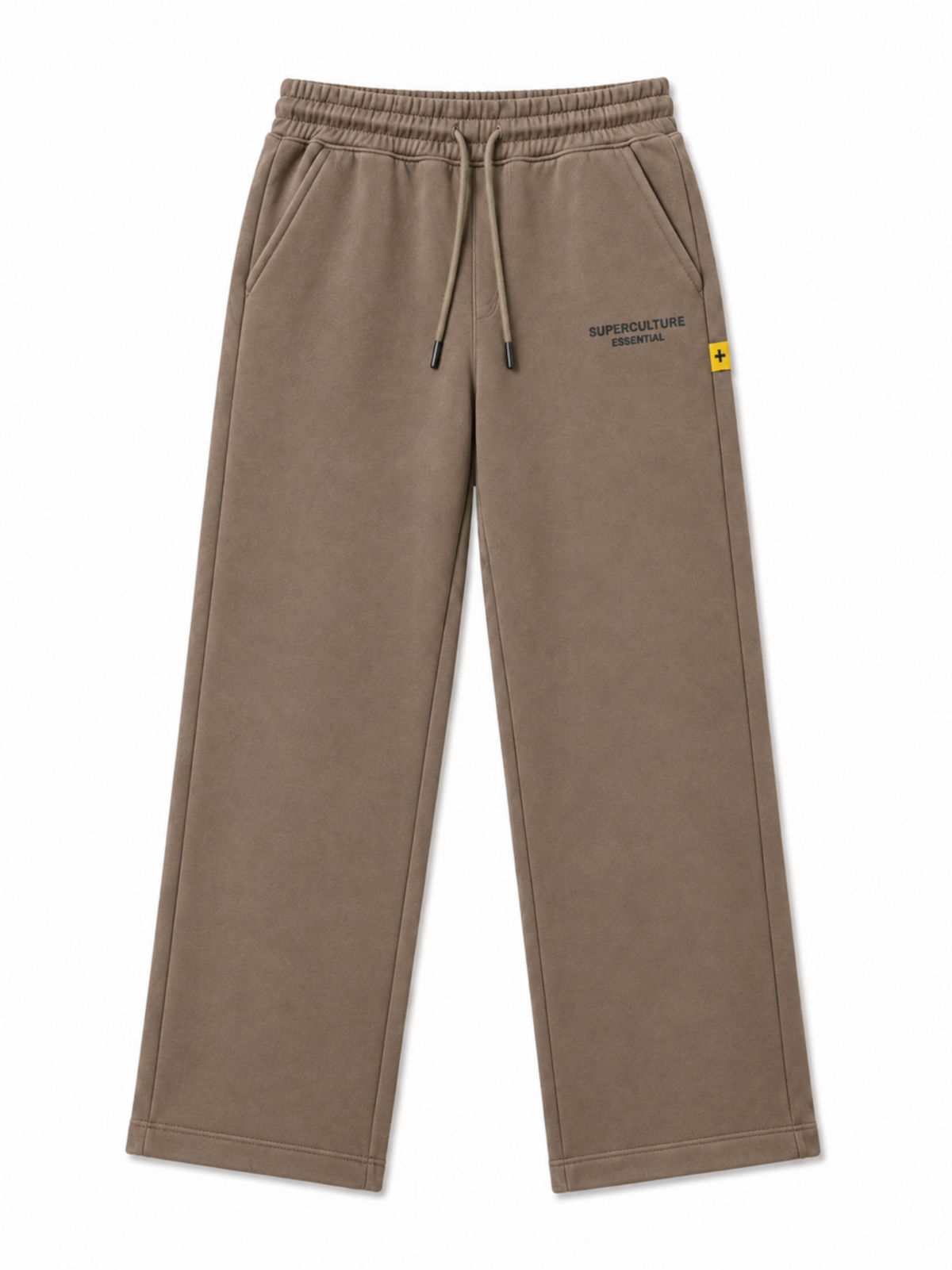 Pantalone Superculture Tortora James largo in felpa JAMES TORTORA SUPERCULTURE 