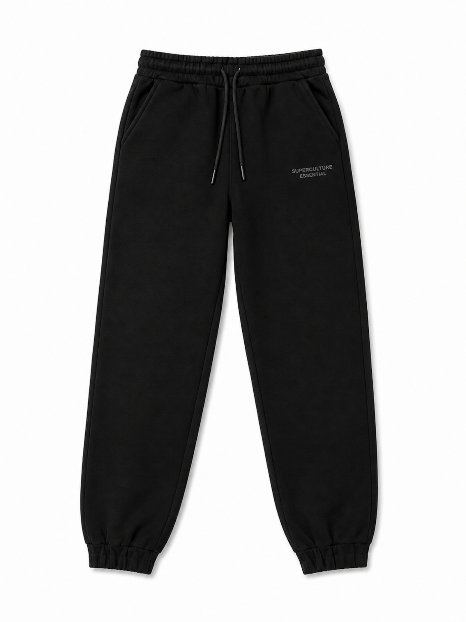 Pantalone Superculture Nero in felpa basic JOG NERO SUPERCULTURE 