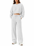 Felpa Superculture Grigia cropped LINSEY GRIGIO SUPERCULTURE 