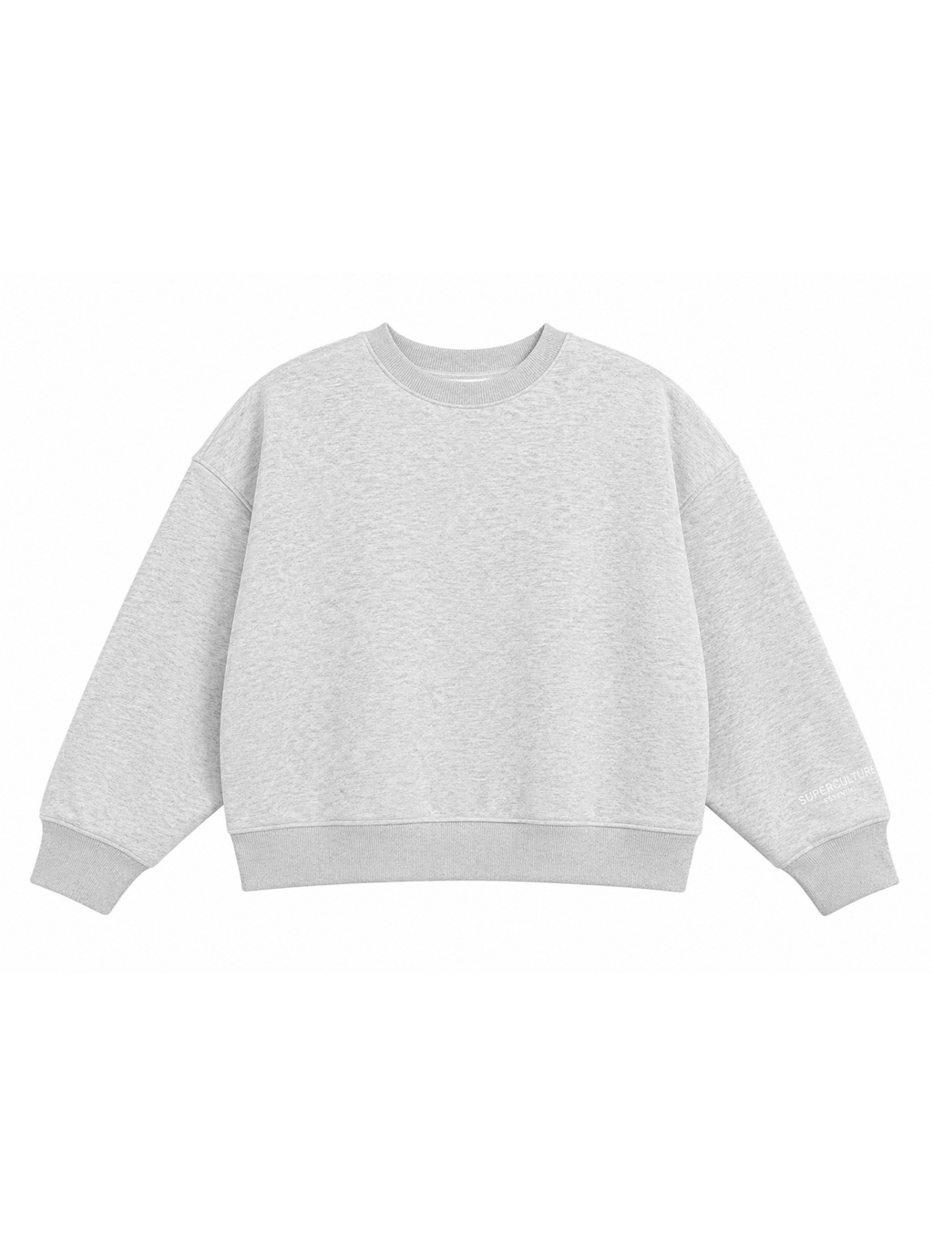 Felpa Superculture Grigia cropped LINSEY GRIGIO SUPERCULTURE 