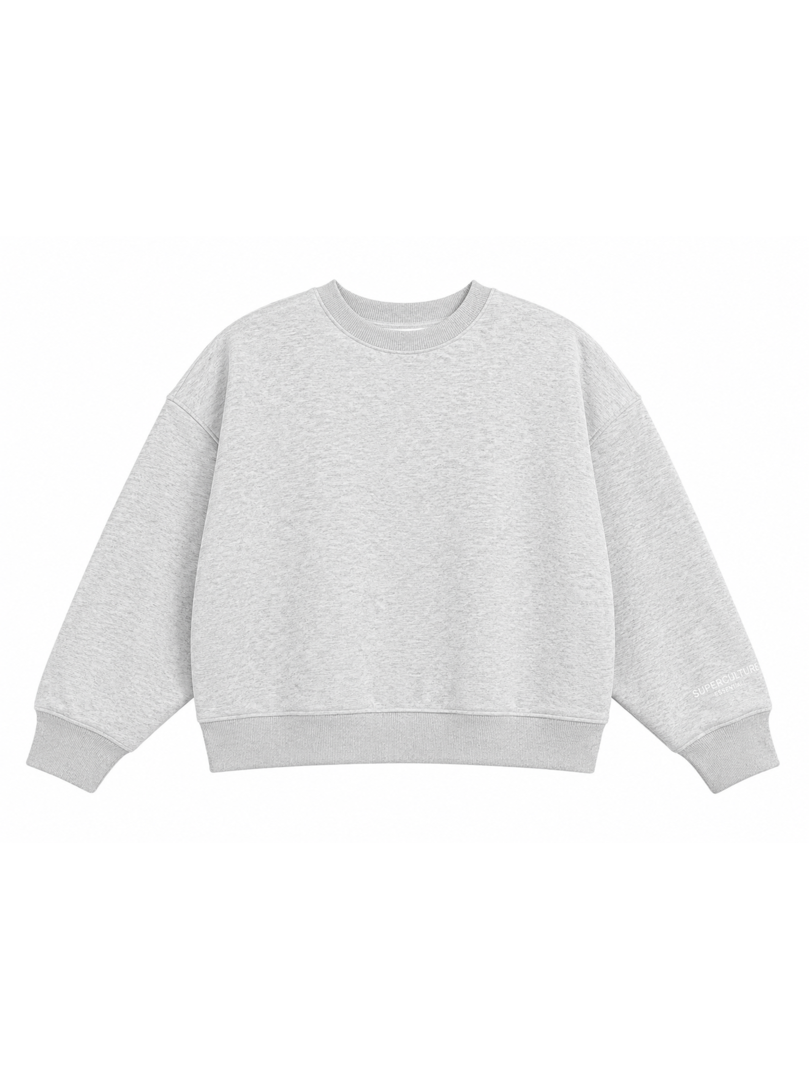 Felpa Superculture Grigia cropped LINSEY GRIGIO SUPERCULTURE 