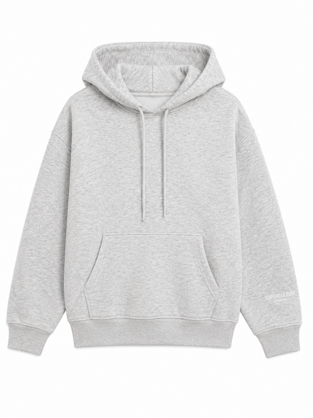 Felpa Superculture Grigia con cappuccio cropped SALLY GRIGIO SUPERCULTURE 