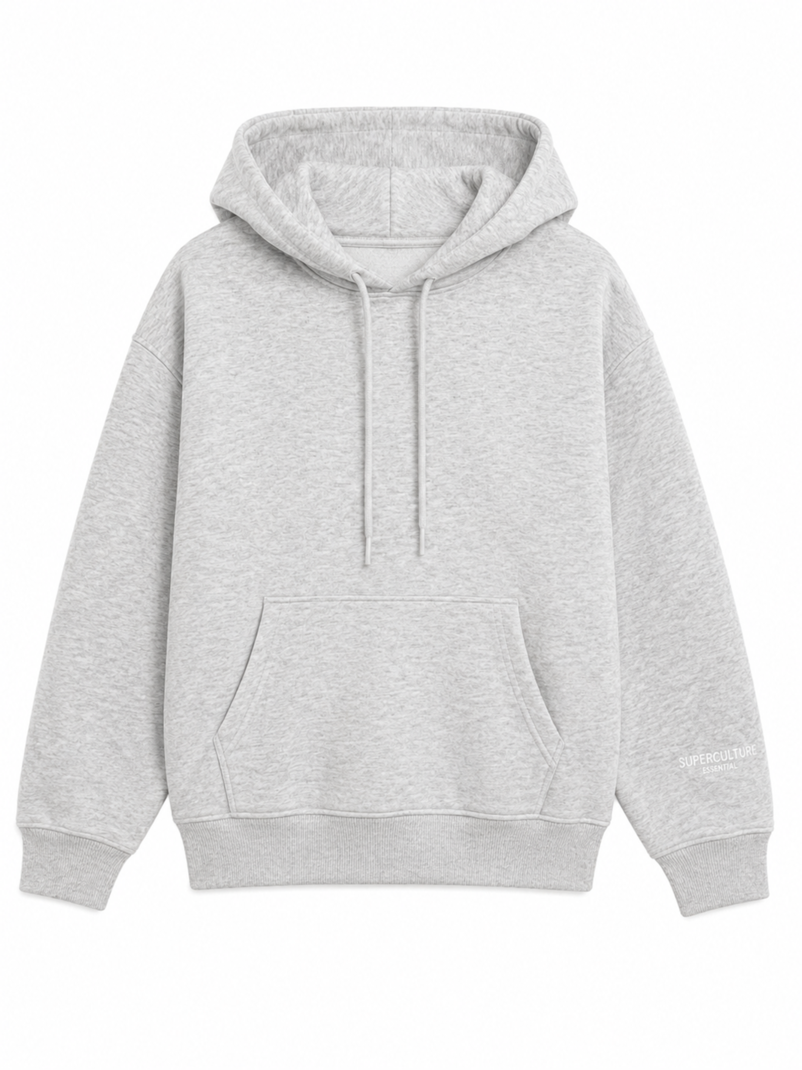 Felpa Superculture Grigia con cappuccio cropped SALLY GRIGIO SUPERCULTURE 