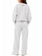 Felpa Superculture Grigia con cappuccio cropped SALLY GRIGIO SUPERCULTURE 