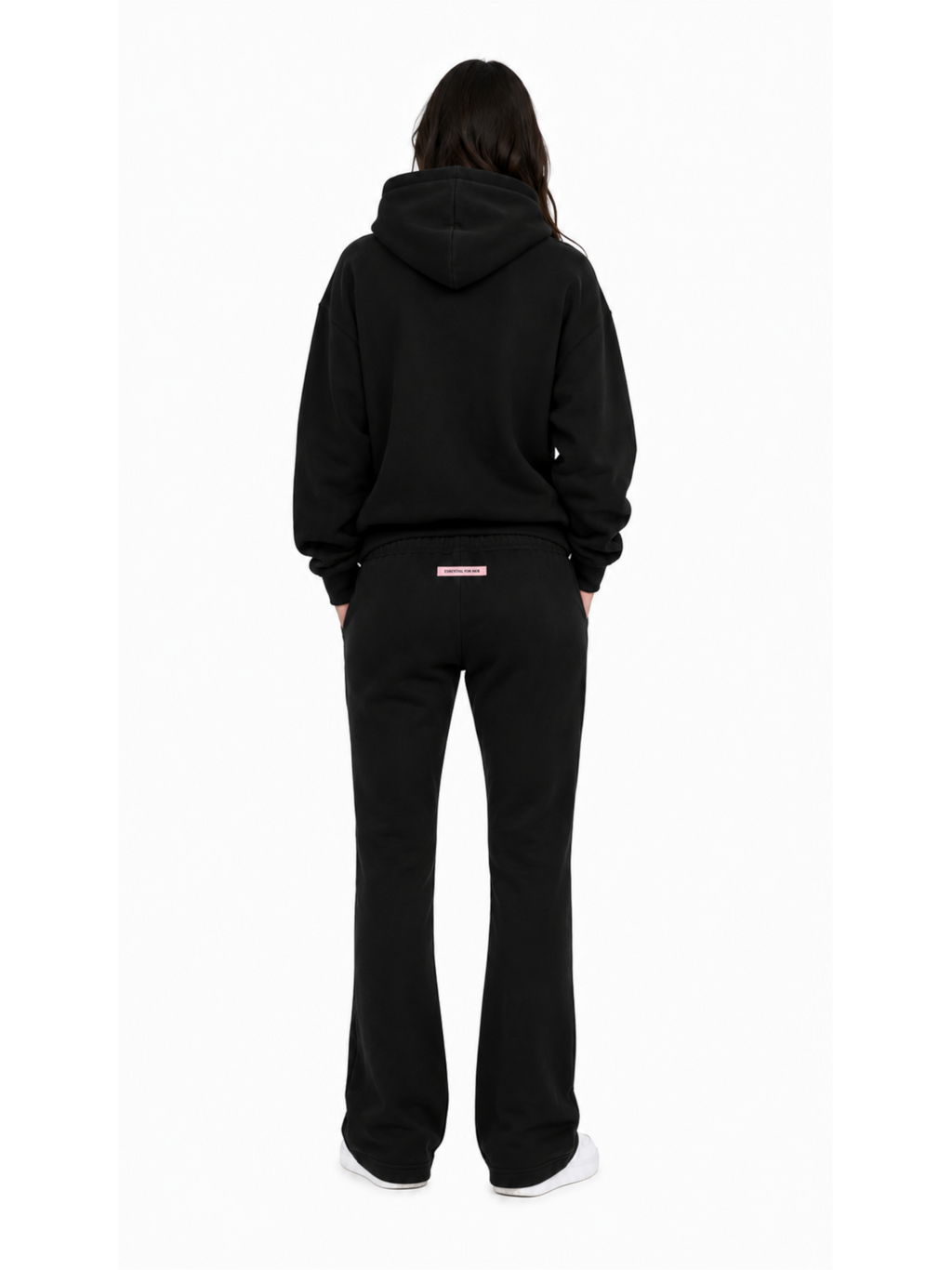 Felpa Superculture Nera con cappuccio cropped SALLY NERO SUPERCULTURE 