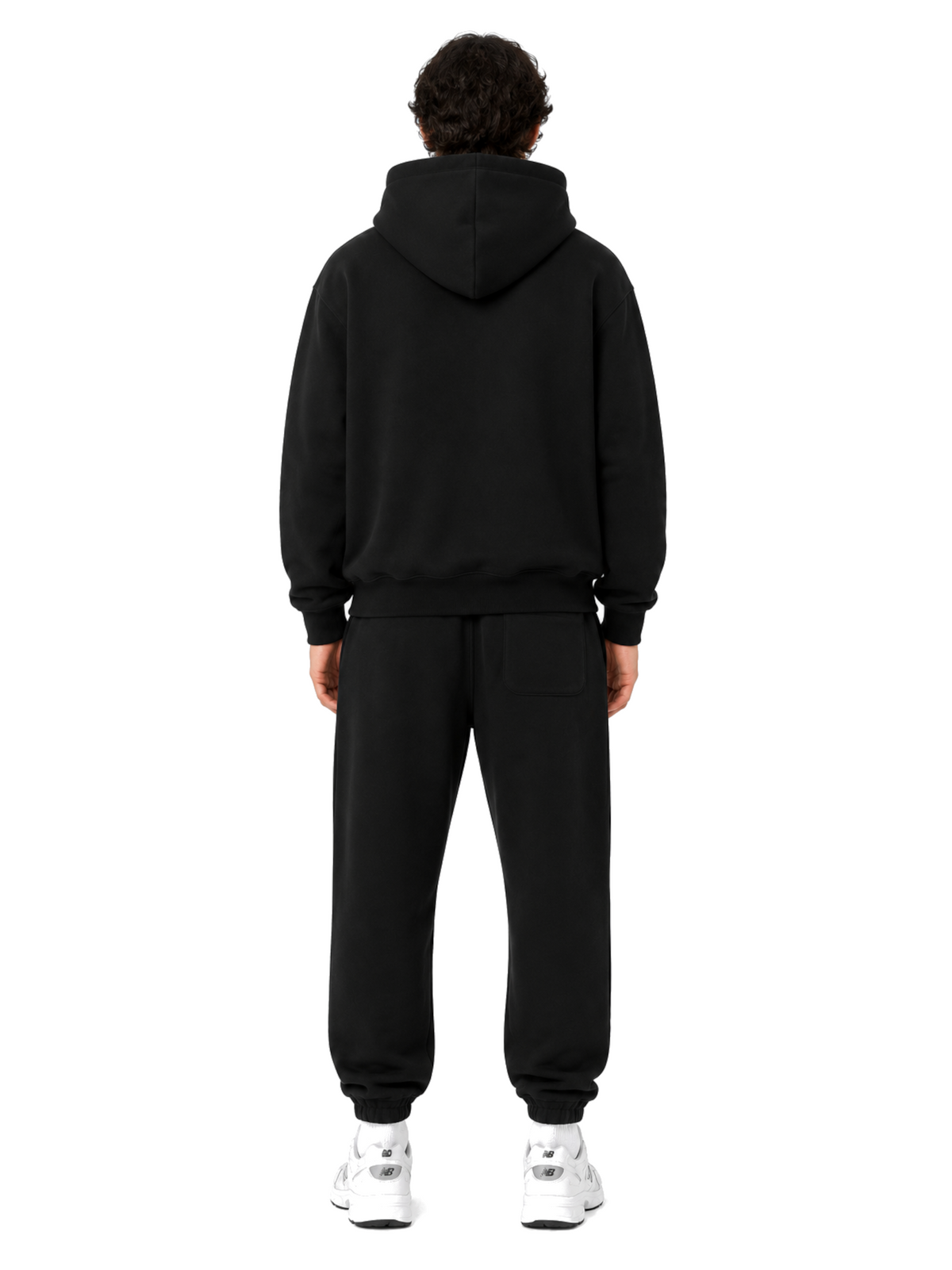Felpa Superculture Nero zip cappuccio Boxy fit TRAVIS NERO SUPERCULTURE 