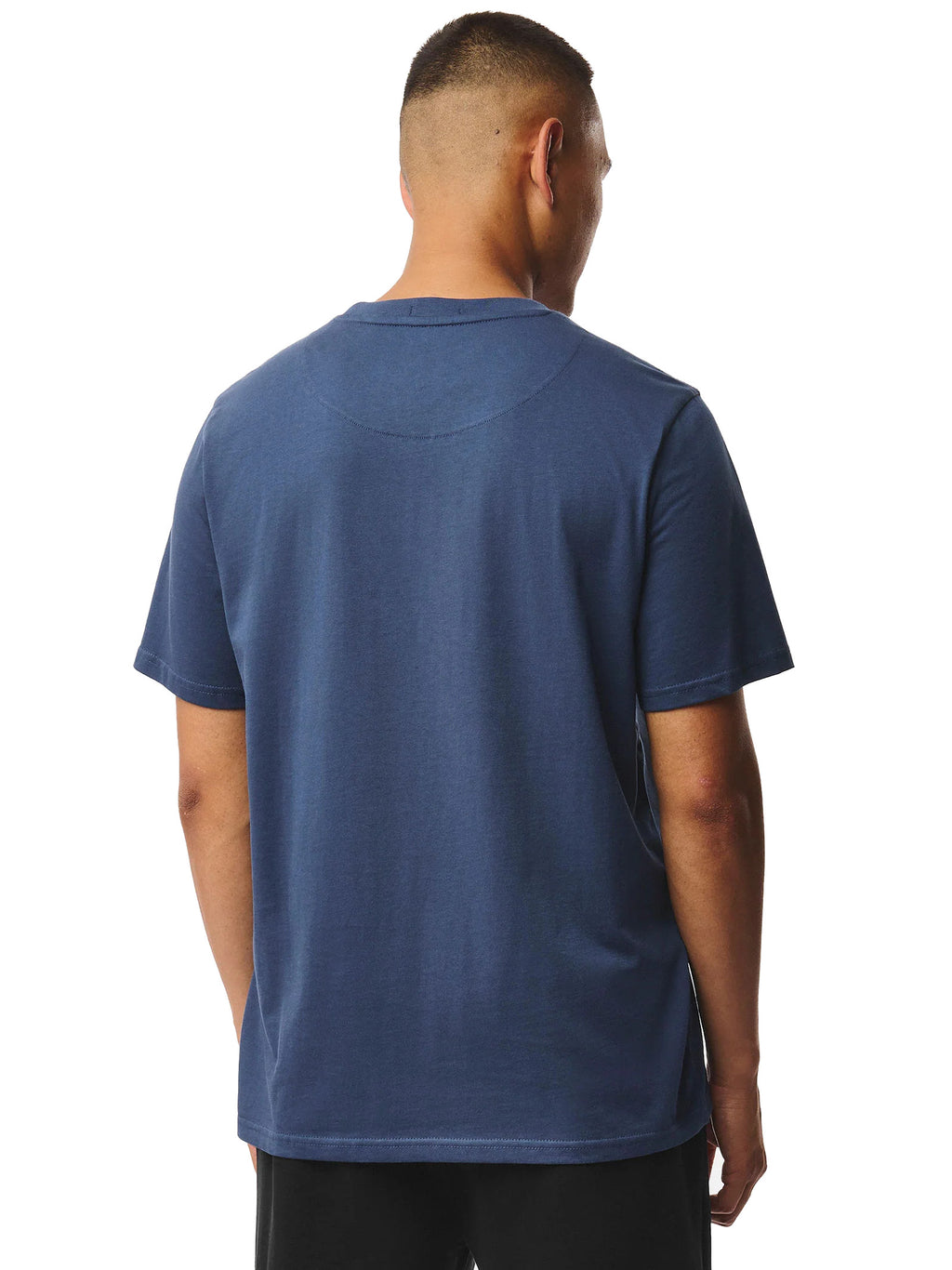 T-shirt Weekend Offender Blu con patch BROOKLANDS LAGOON WEEKEND OFFENDER 