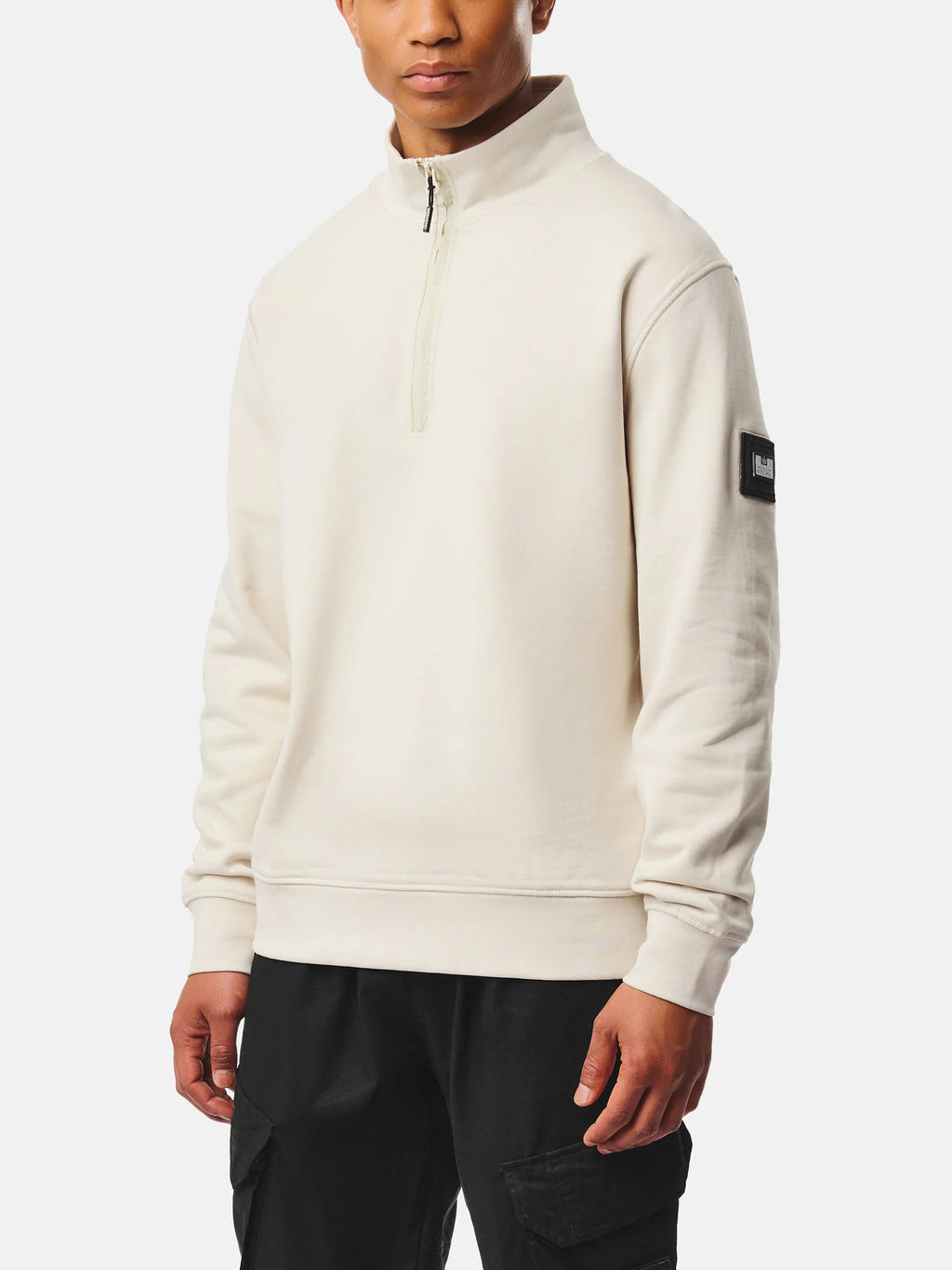 Felpa Weekend Offender Panna 1/4 zip KRAVIZ CALCIUM WEEKEND OFFENDER 