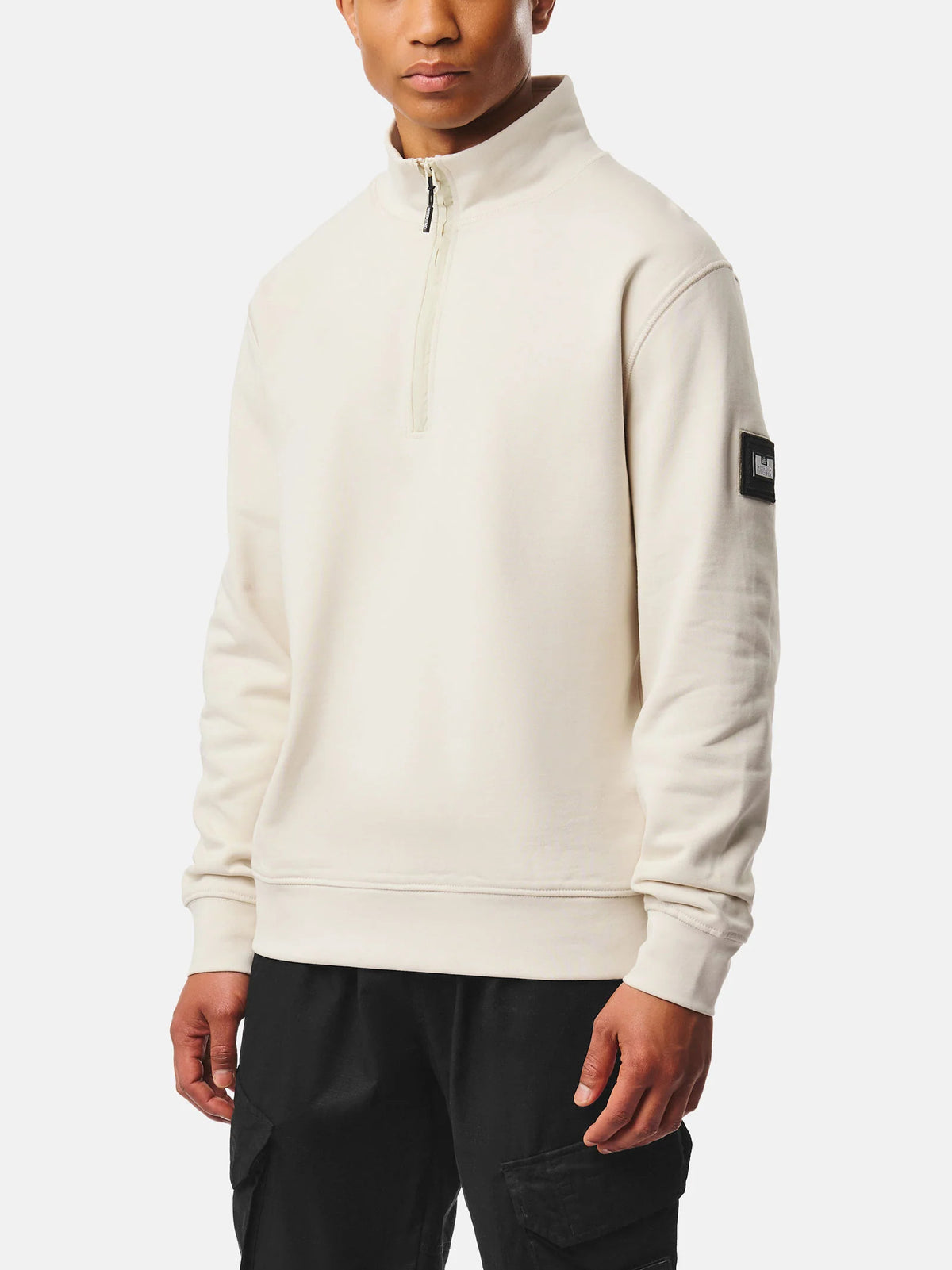 Felpa Weekend Offender Panna 1/4 zip KRAVIZ CALCIUM WEEKEND OFFENDER 