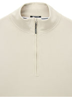 Felpa Weekend Offender Panna 1/4 zip KRAVIZ CALCIUM WEEKEND OFFENDER 