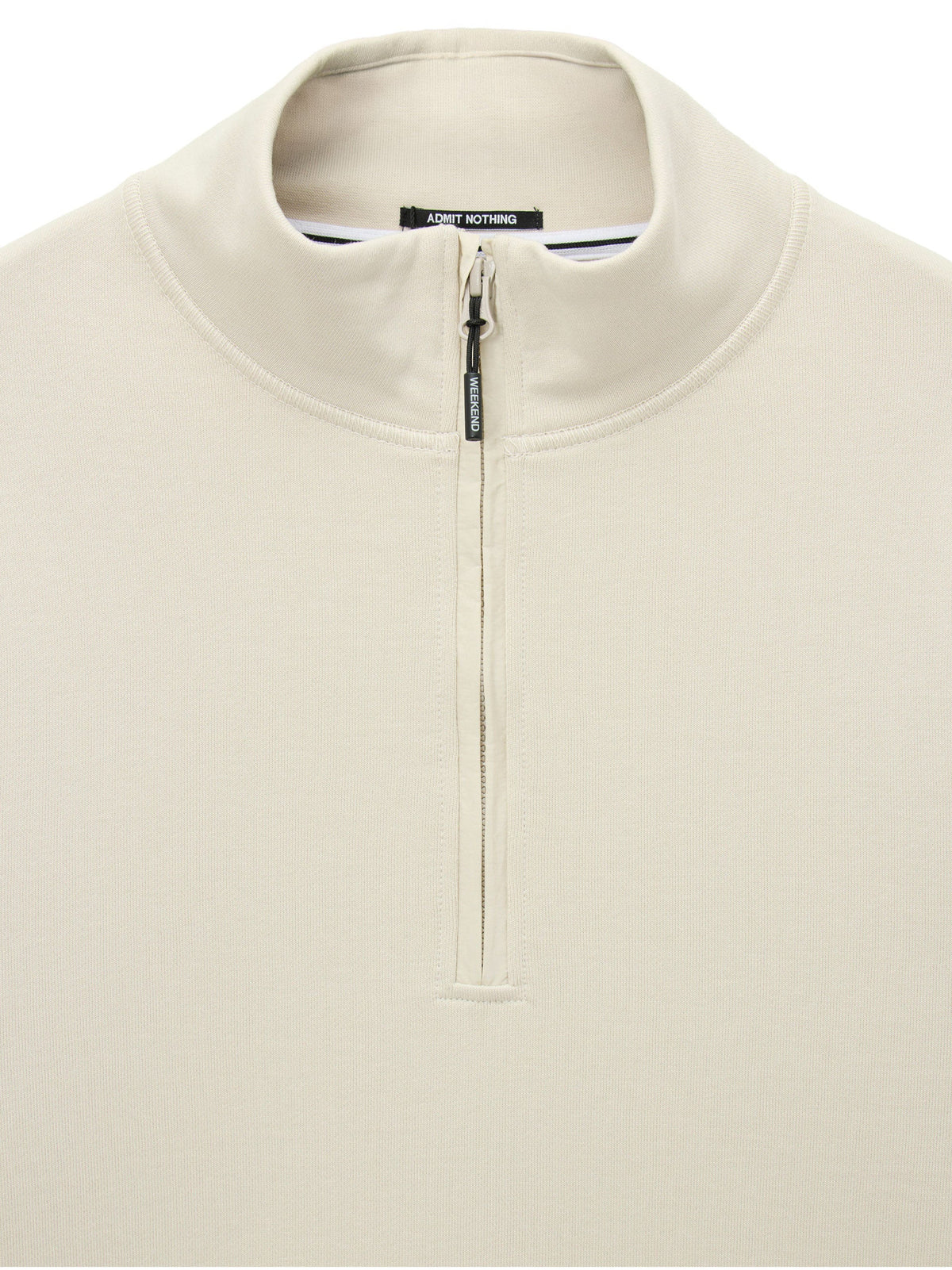 Felpa Weekend Offender Panna 1/4 zip KRAVIZ CALCIUM WEEKEND OFFENDER 
