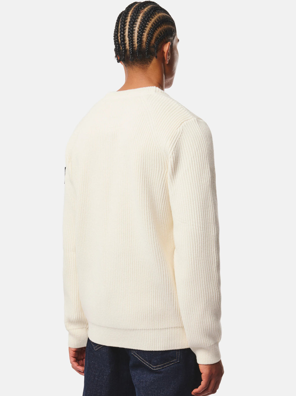 Maglia Weekend Offender Panna girocollo a coste MORELLO IVORY WEEKEND OFFENDER 