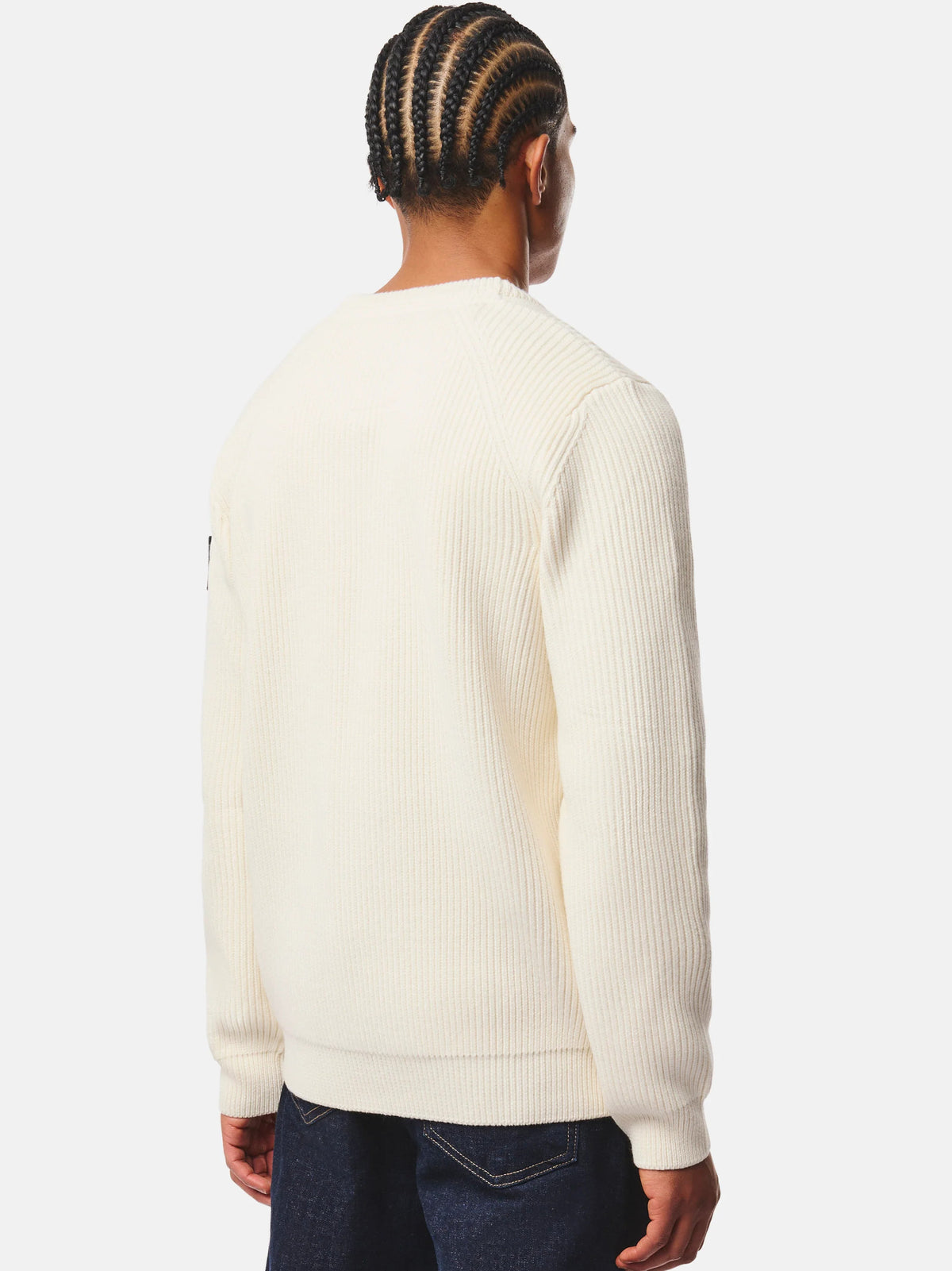 Maglia Weekend Offender Panna girocollo a coste MORELLO IVORY WEEKEND OFFENDER 
