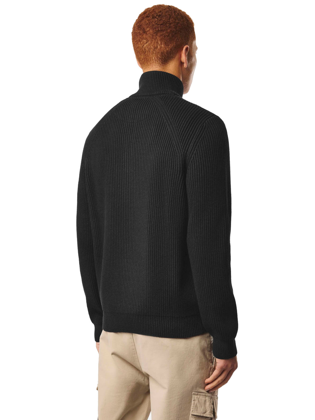 Maglia Weekend Offender Nero 1/4 zip a coste SNETTERTON BLACK WEEKEND OFFENDER 