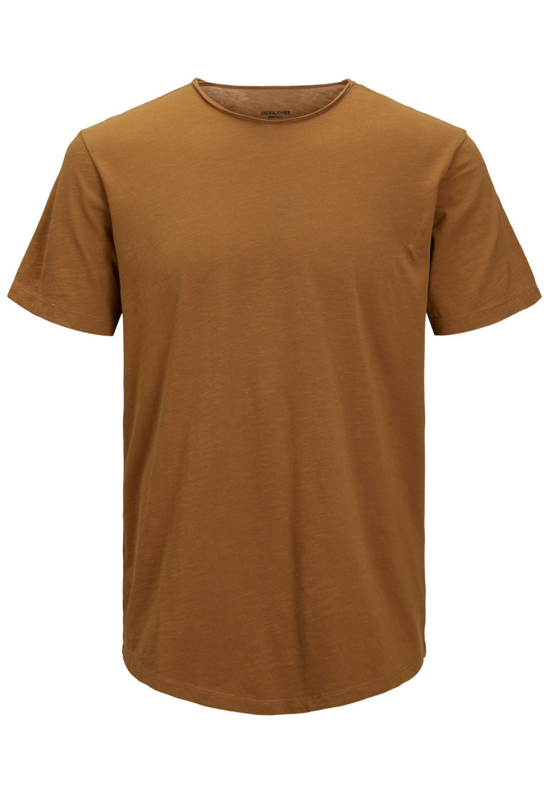 T-Shirt Jack & Jones Caramello manica corta 12182498 /Rubber JACK & JONES 