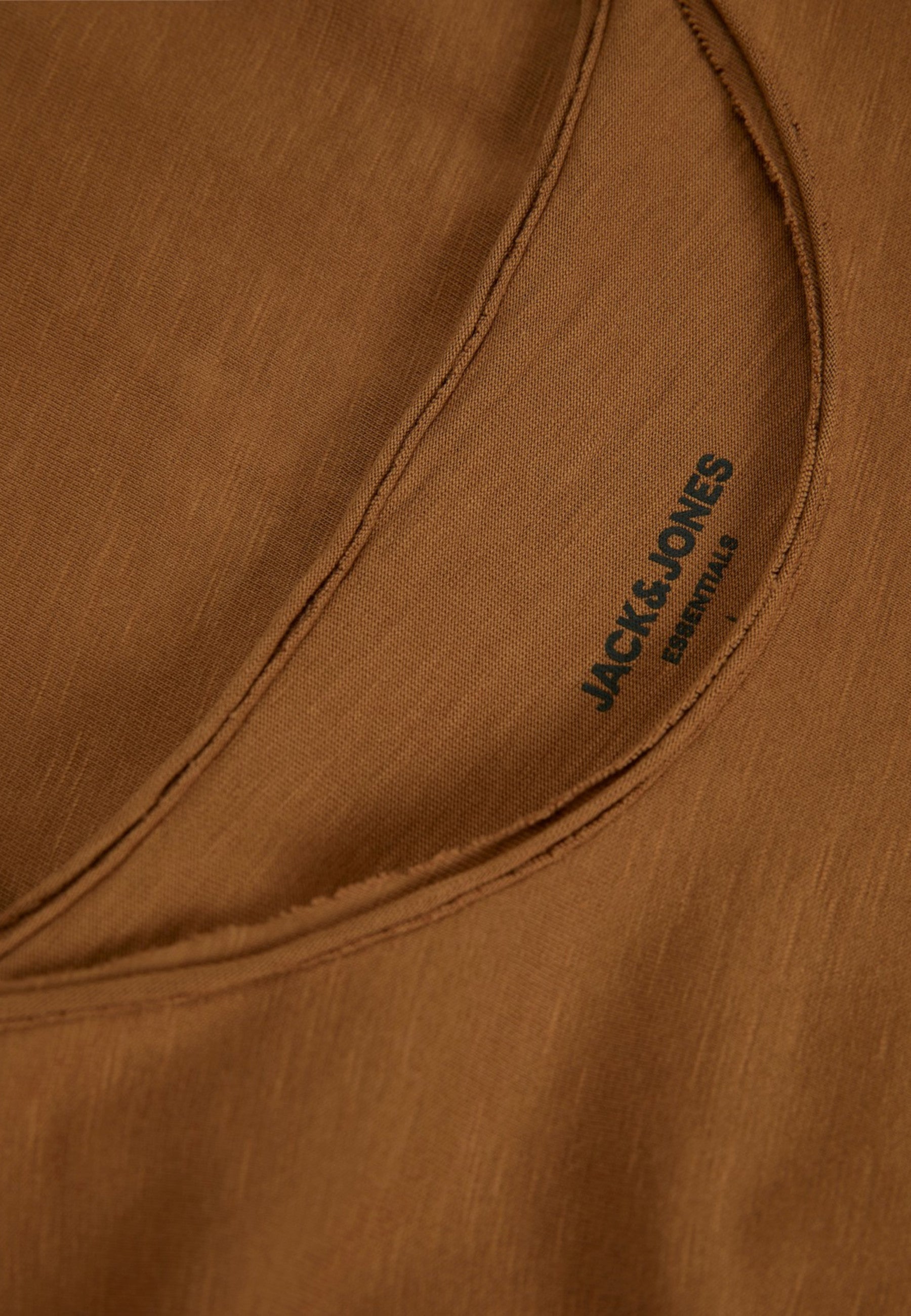 T-Shirt Jack & Jones Caramello manica corta 12182498 /Rubber JACK & JONES 