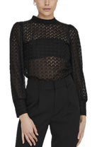 Blusa Jacqueline De Yong Nero girocollo 15268408 /Black JDY 