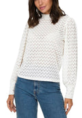 Blusa Jacqueline De Yong Bianco girocollo 15268408 /Cloud Dancer JDY 