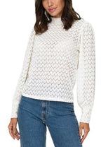 Blusa Jacqueline De Yong Bianco girocollo 15268408 /Cloud Dancer JDY 