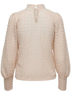 Blusa Jacqueline De Yong Bianco girocollo 15268408 /Cloud Dancer JDY 