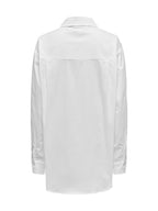 Camicia Only Mille Bianca con fiore in tessuto 15319038 /Cloud Dancer ONLY 