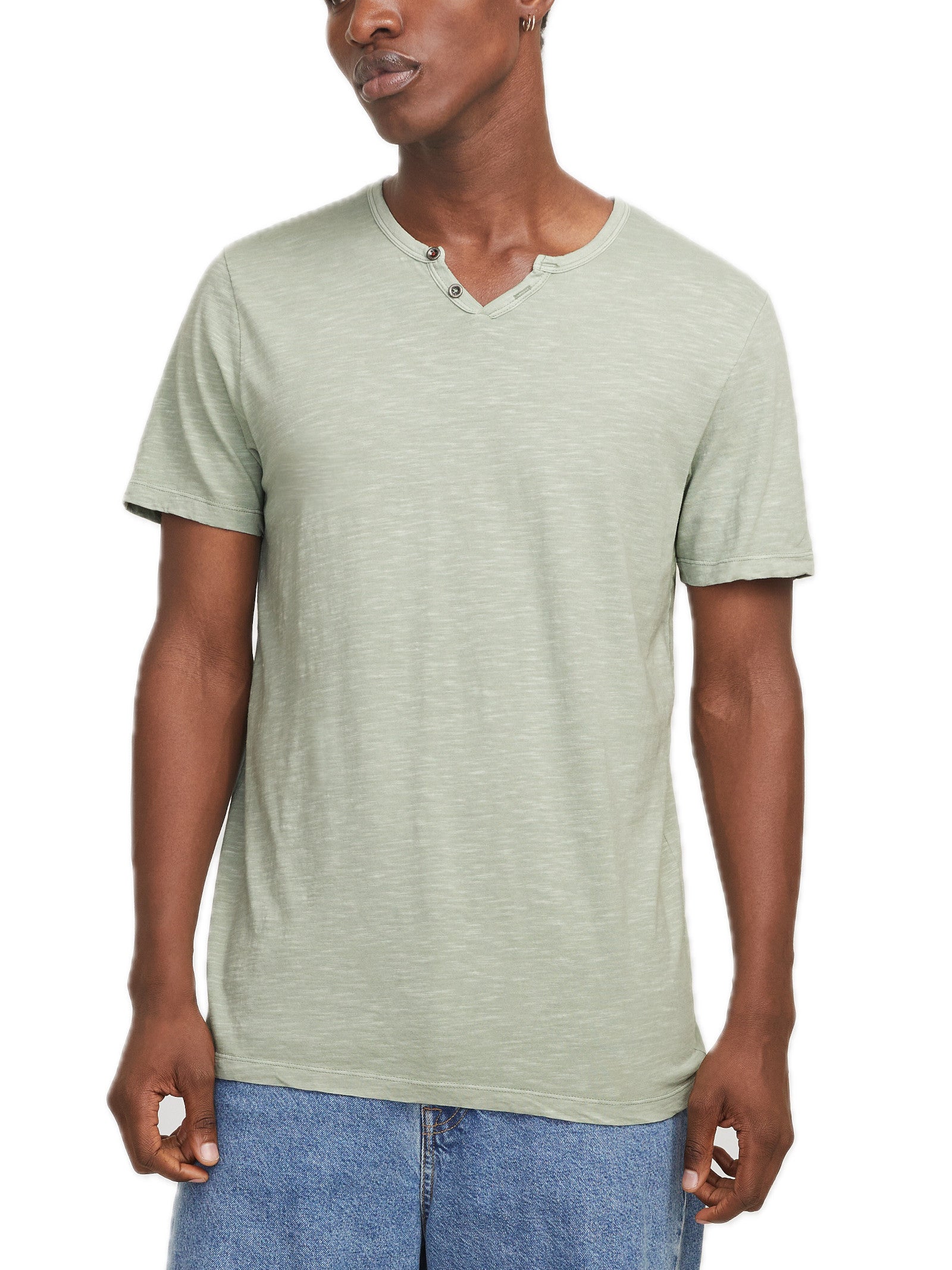 T-shirt Jack & Jones Verde menta Serafino 12164972 /Iceberg Green JACK & JONES 
