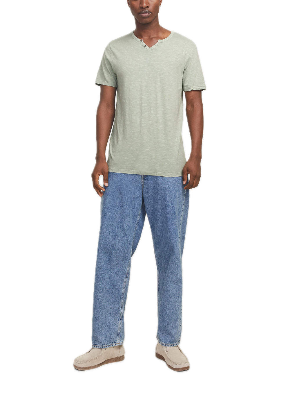 T-shirt Jack & Jones Verde menta Serafino 12164972 /Iceberg Green JACK & JONES 